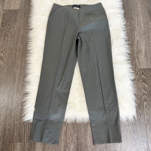 Piazza Sempione Womens Audrey Career Pants Flat Front Size IT 40 Straight Leg - Picture 1 of 5